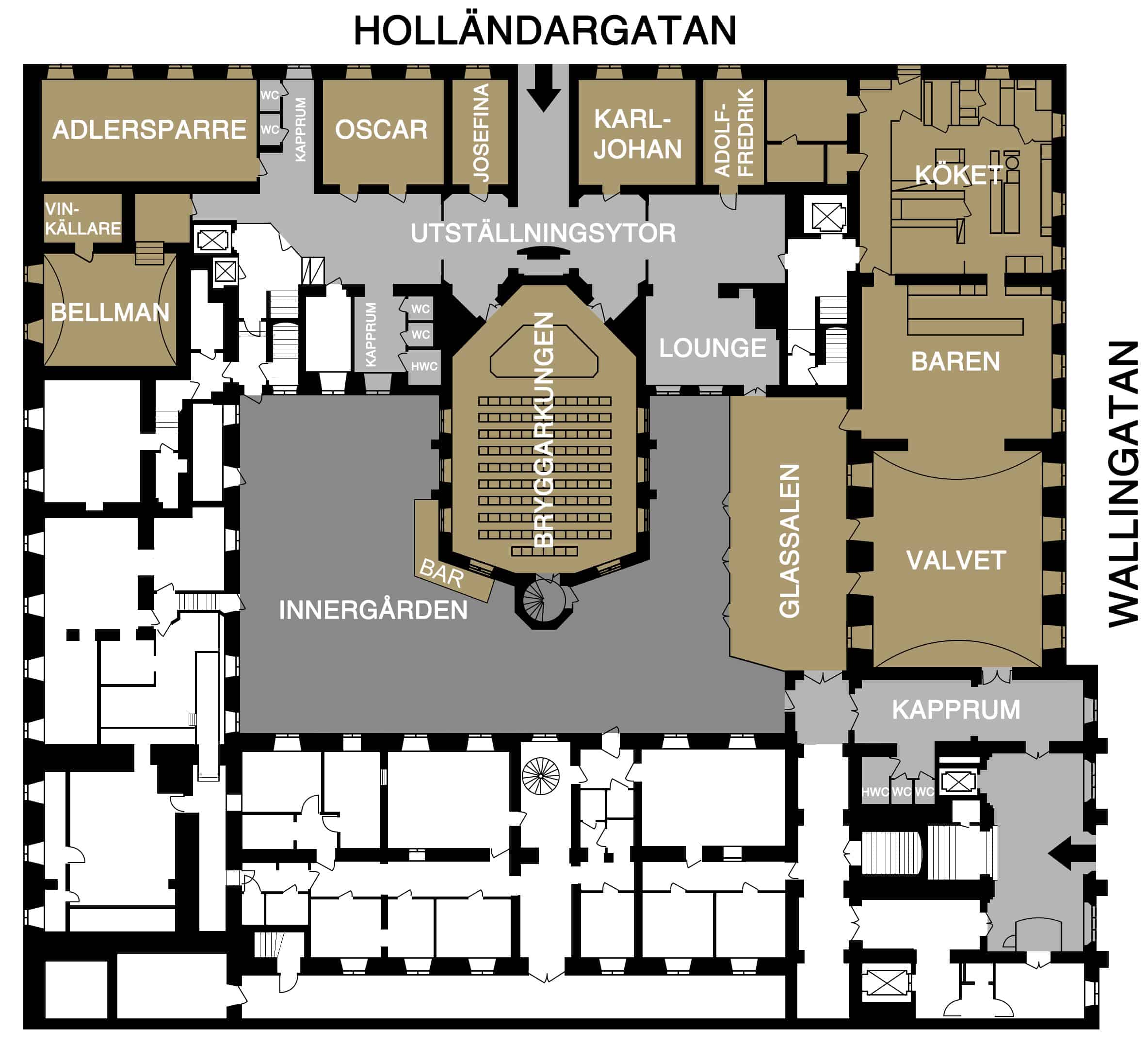 planritning konferens westmanska palatset